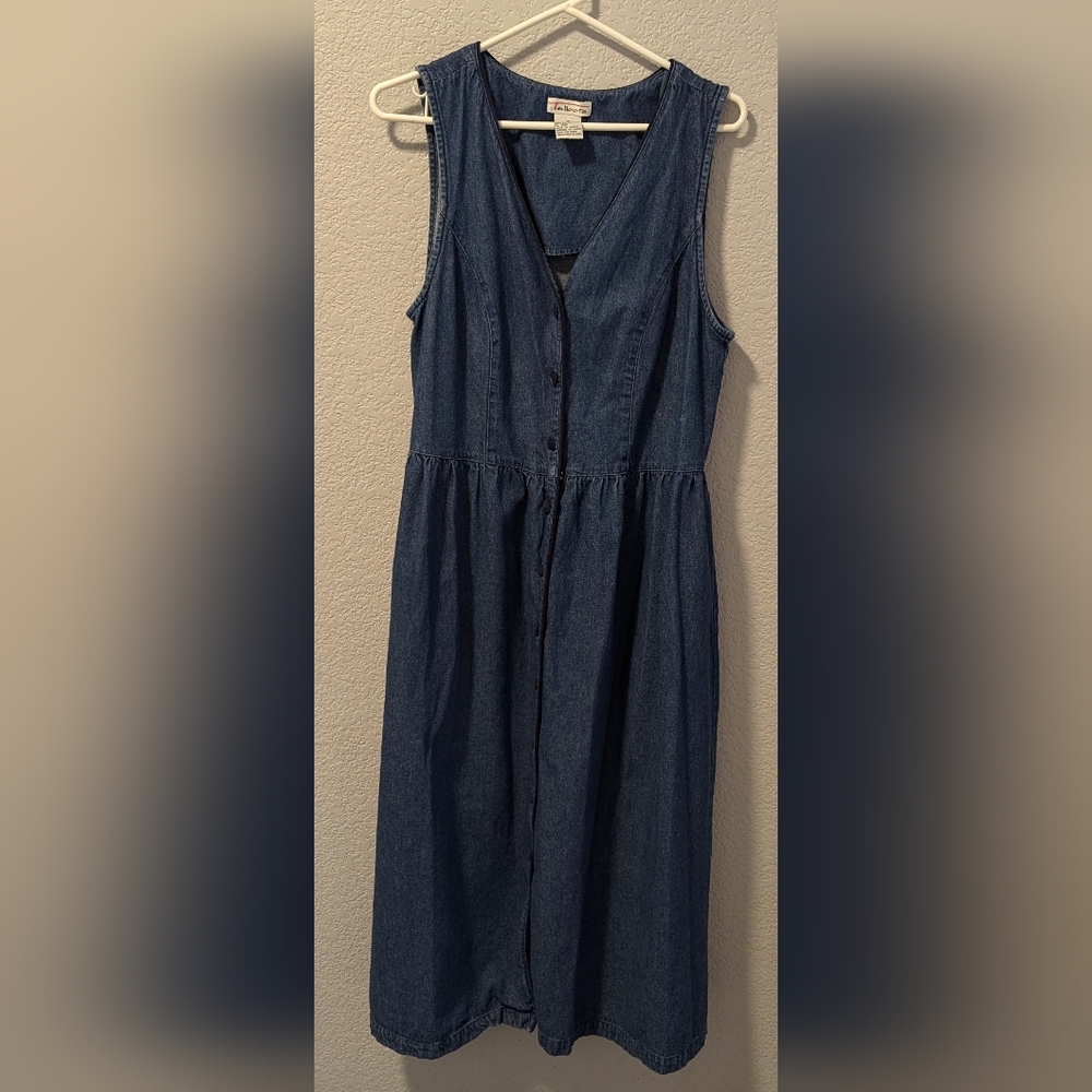 Talbot's Sleeveless Denim Dress